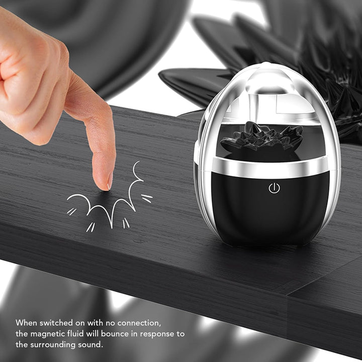 Magnetischer Fluid Lautsprecher, Ferrofluid Lautsprecher, Musik Ambiente, Coole Beleuchtung, Ferrofl