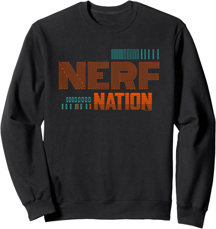 Nerf Nation Lined Text Sweatshirt