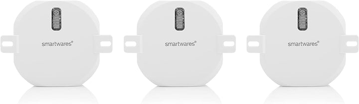 Smartwares Funk-Einbauschalterset für Rollladen – 3-teilig – Plug & Connect – Max. 300 W – SH4-99559