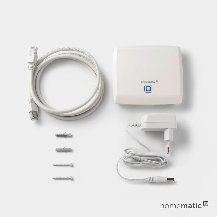 Homematic IP Smart Home Starter Set Mini – Rauchwarnmelder, Rauchmelder alarmiert lokal über die Sir