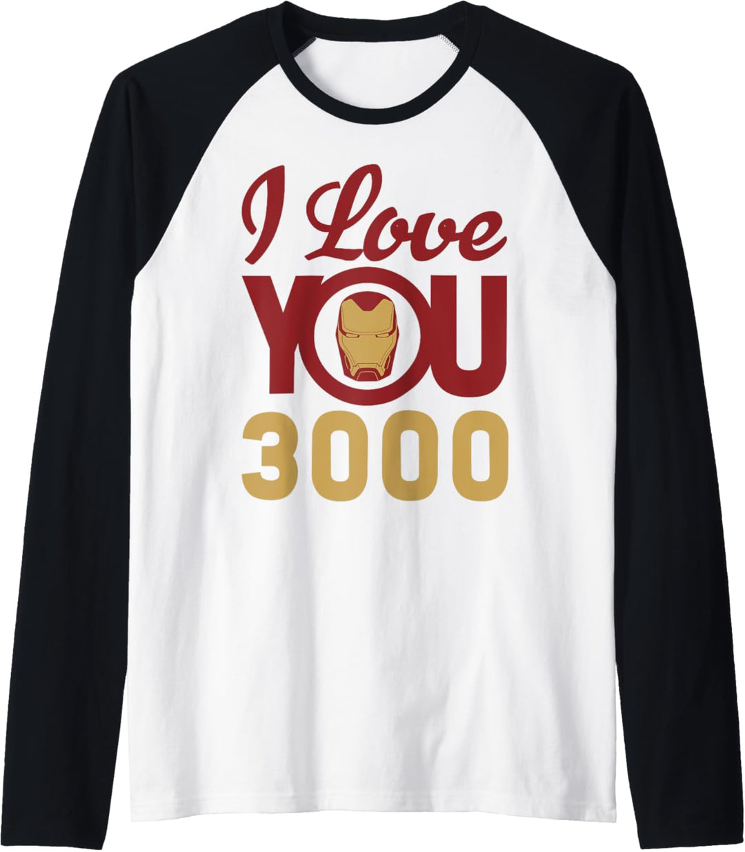Marvel Avengers Iron Man I Love You 3000 Raglan