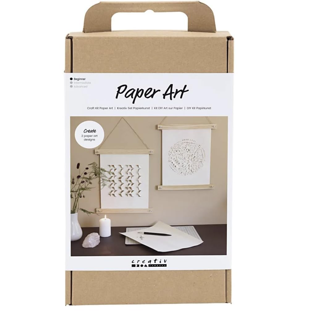 Creativ Bastelset Paper Art, natur, 1 Packung, Mulricolour