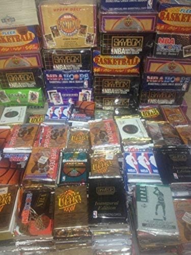 100 NBA-Basketballkarten in versiegelten Waschanzügen - ein perfektes Geschenk für neue Sammler inkl