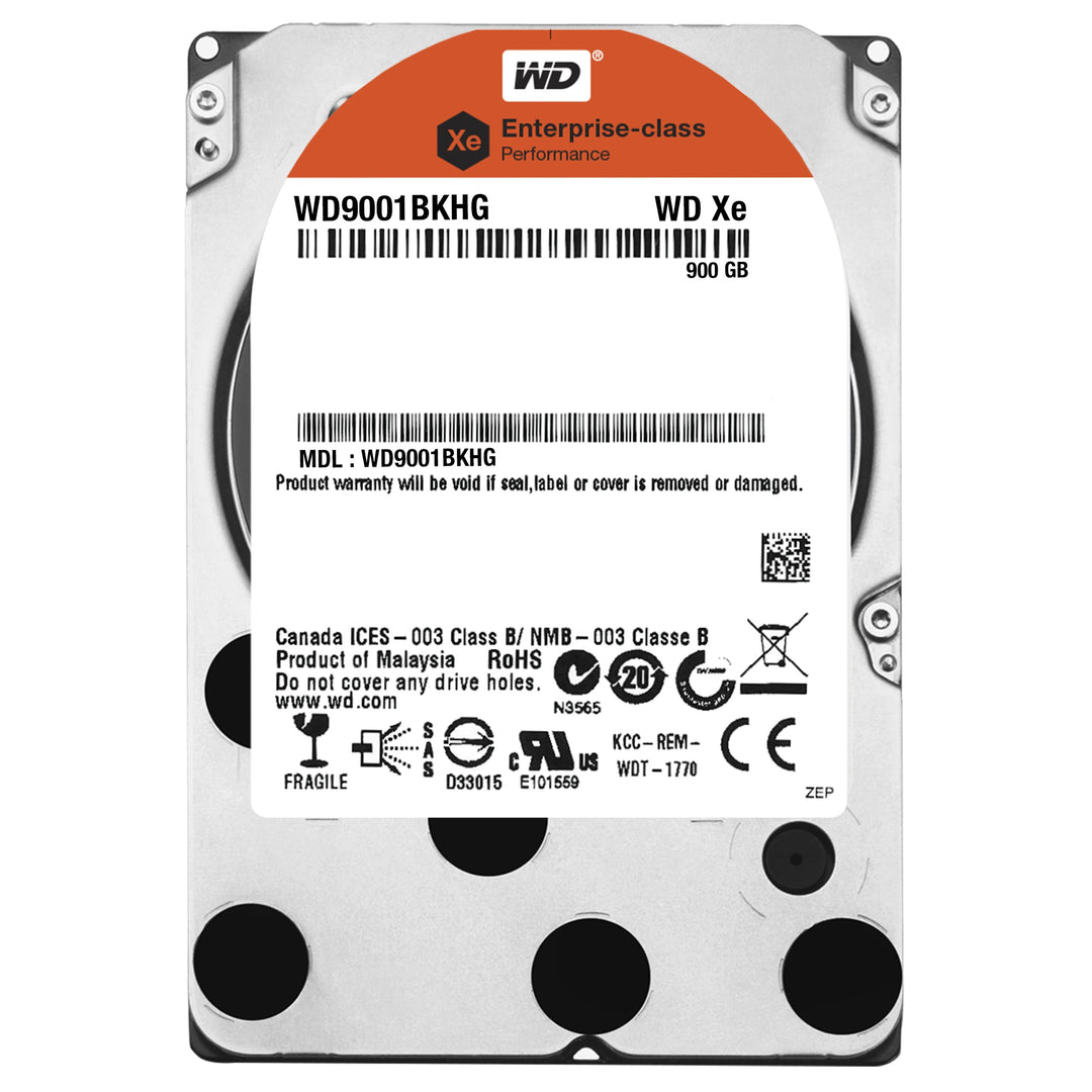 Western Digital WD9001BKHG XE 900GB interne Festplatte (6,4 cm (2,5 Zoll), SAS mit 6 Gb/s)
