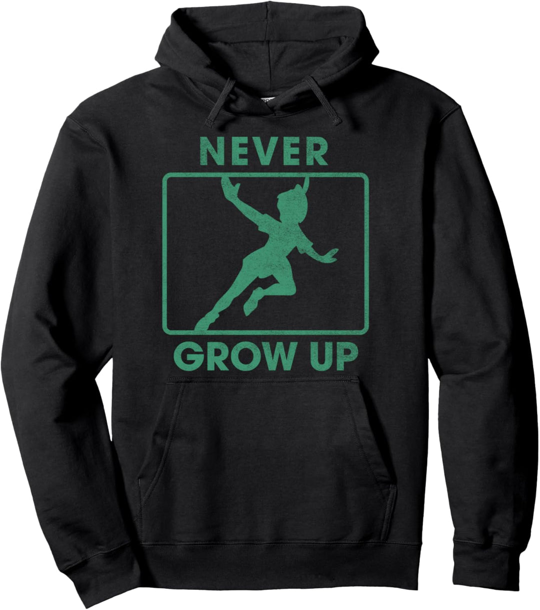 Disney Peter Pan Never Grow Up Silhouette Pullover Hoodie