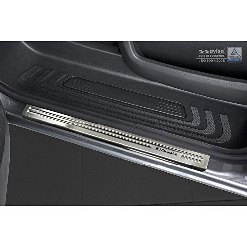 Avisa Edelstahl Einstiegsleisten kompatibel mit Mercedes Vito & V-Klasse W447 2014- - 'Exclusive' -