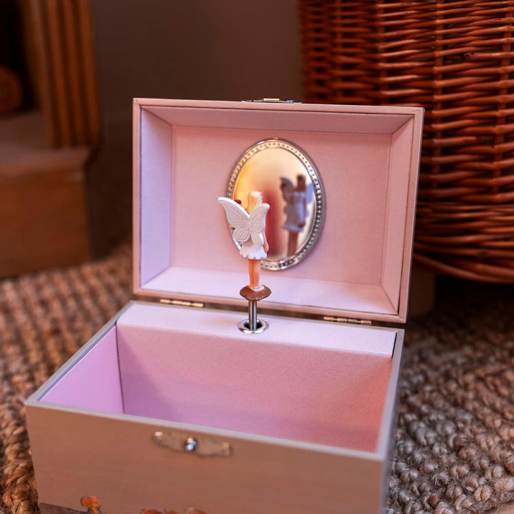 Egmont Toys Musikalische Schmuckdose – Schmuckkästchen Handkurbel-Spieluhr „Ballerina“ in 6 Designs
