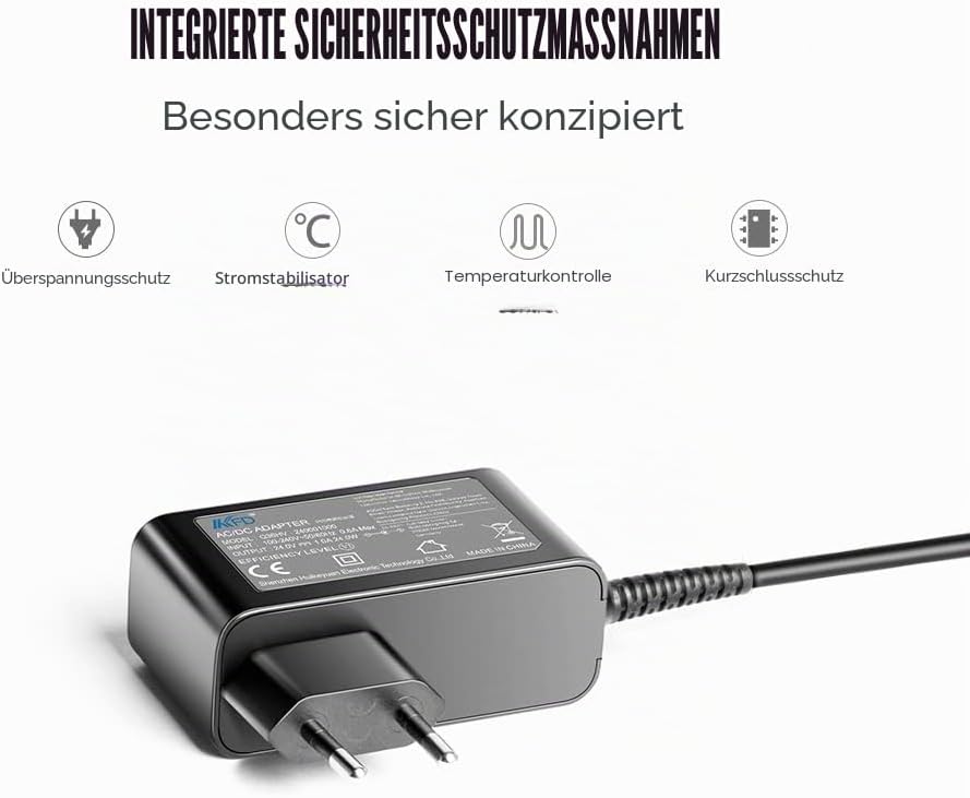 KFD Netzteil 24V Ladegerät Ladekabel für Philips Hue Go 798835 800136 7146060PH HF12 HF18 HF24 71460