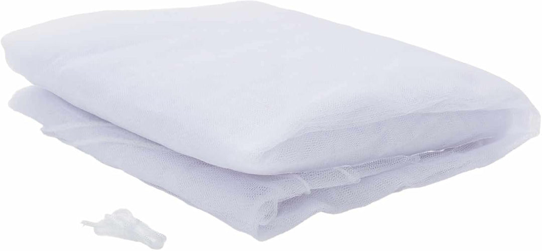Gecheer Garten Mückennetz Weiss, 156 Mesh Polyester mit Reissverschluss und Seil, 4x4x2.5m for Terra