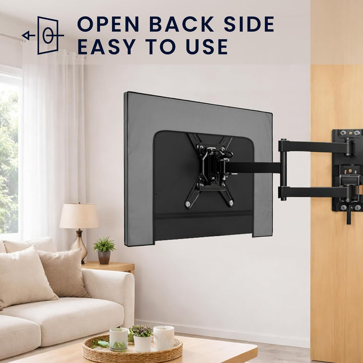 kwmobile 75" TV Abdeckung Indoor - Fernseher Hülle Bildschirmschutz Abdeckung - TV Bildschirm Staubs