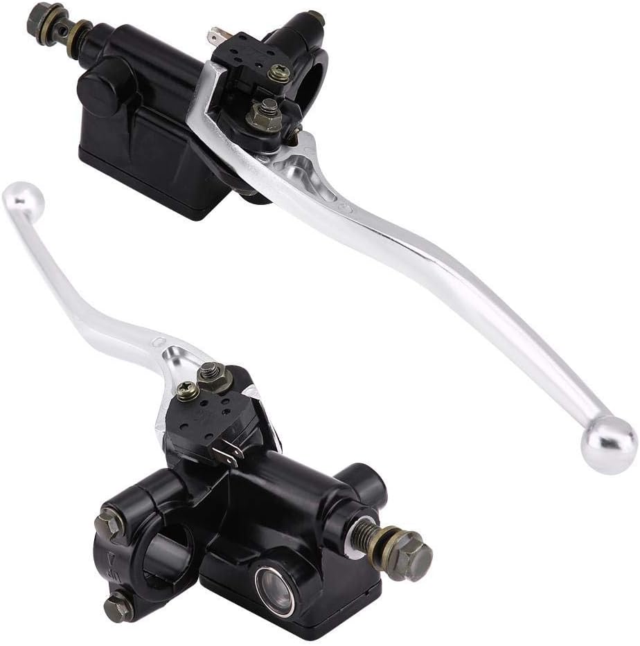 Terisass Hauptbremszylinder vorne,7/8 "22mm Motorrad Bremshebel Pumpe Motorrad Aluminiumlegierung Vo