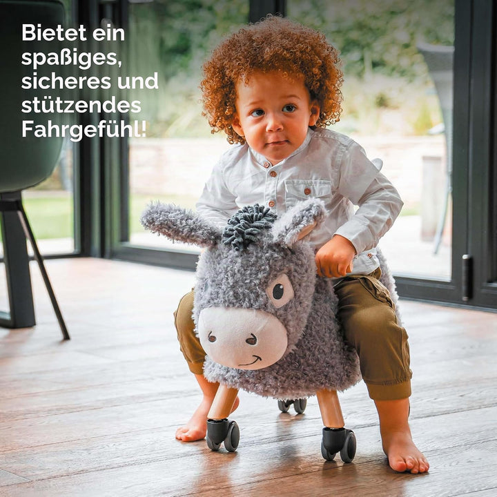 Little Bird Told Me - Ride On Toy Donkey for 1 Year Old Kids Toddler Toys for Girls &amp; Boys Soft Anim