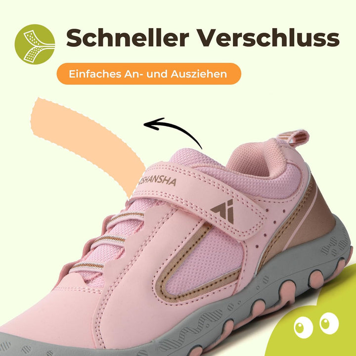 Mishansha Unisex-Kinder Turnschuhe Trekkingschuhe Mädchen Wanderschuhe Outdoor Sportschuhe 24-38, 38