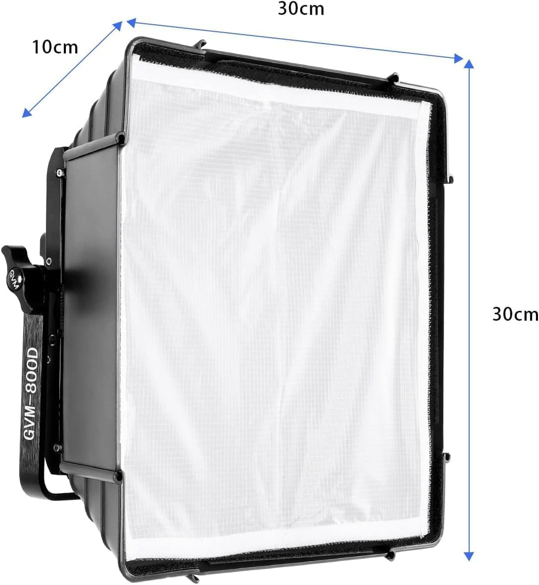 GVM Softbox für LED Videolicht der Serien 800D, 480LS, 560AS, Zubehör für Videobeleuchtung 800D, 480
