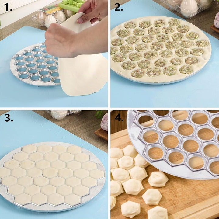 Niuhong Teigpresse Gefüllte Teigtaschen Nudel Ravioli Form Pelmeni Fleisch Ravioli Maker Mold DIY Kn