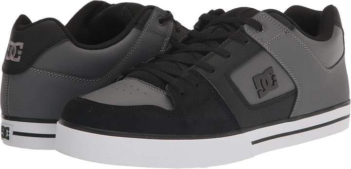 DC Shoes Herren Pure SHOE-D0300660-0WPD-black Skate-Schuh 43 EU Schwarz Grau Grau, 43 EU Schwarz Gra
