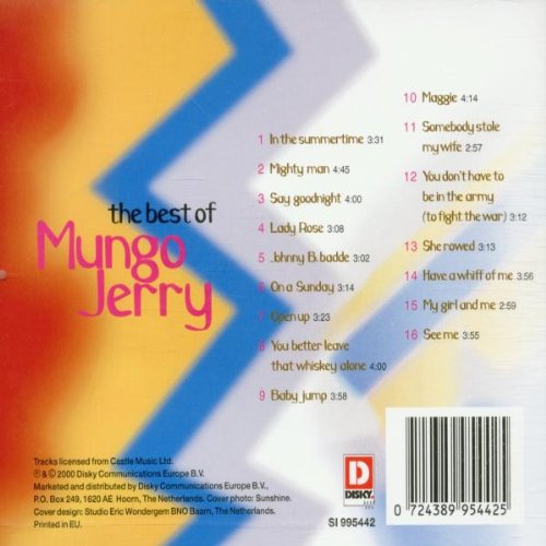 Best of Mungo Jerry, Audio-CD