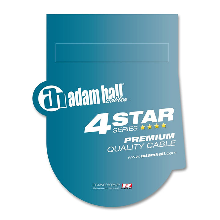 Adam Hall 4 Star Serie Rean DMX Kabel XLR männlich auf XLR weiblich (10 m), 10 m