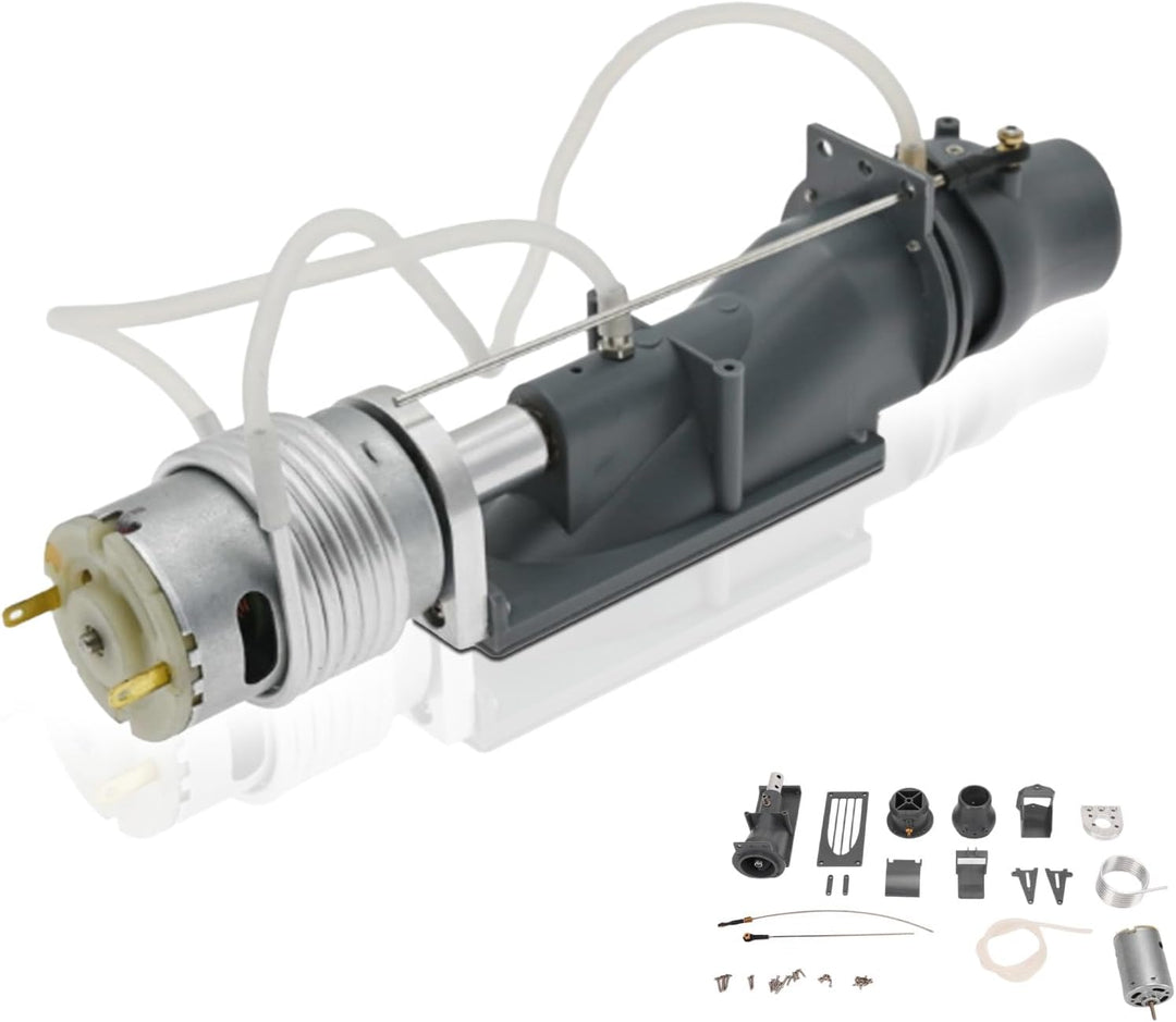 RC Boot Triebwerk, RC Boot Jet Pumpen Drücker Set Graues 26mm Triebwerk Mit 540 Bürstenmotor Kühlerr