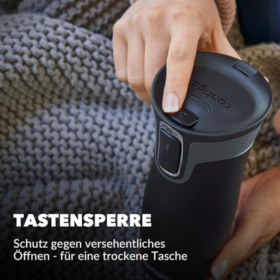 Contigo West Loop Autoseal Thermobecher, Edelstahl Isolierbecher, Kaffeebecher To Go, BPA frei, ausl