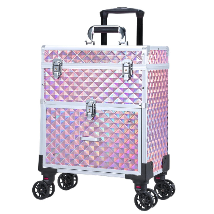 Kosmetikkoffer Trolley Kosmetik Trolley mit Schublade Make up Koffer Schminkkoffer Friseurkoffer mit