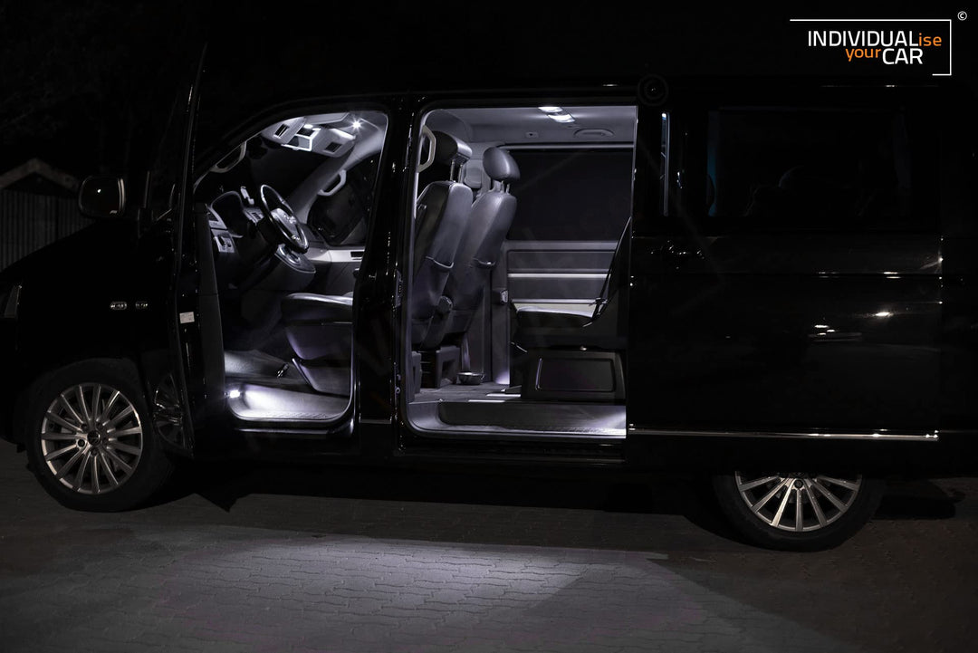 INDIVIDUALise your CAR Innenraumbeleuchtung SET für T5 Multivan (Pure-White) Reinweiss, Pure-White