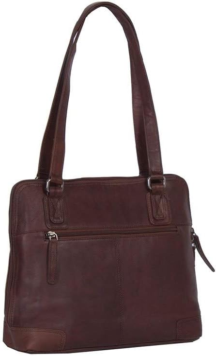 The Chesterfield Brand Wax Pull Up Manon Schultertasche Leder 30 cm Laptopfach