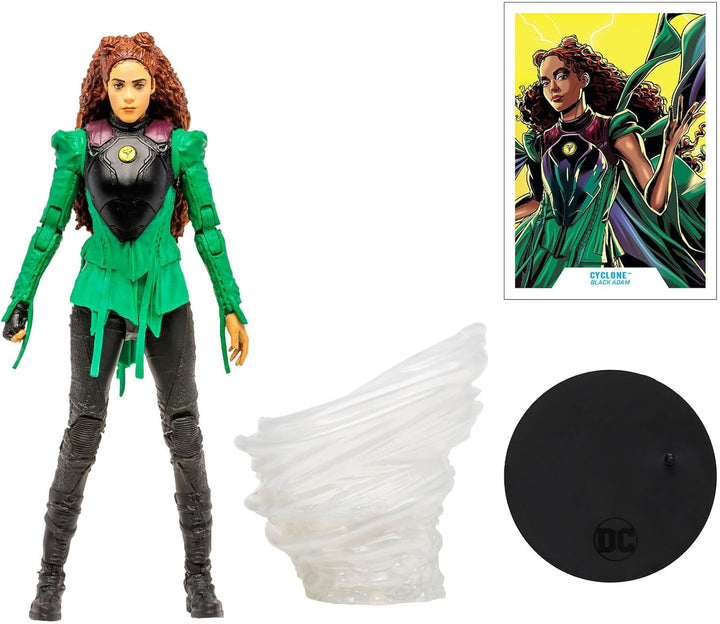 McFarlane DC Black Adam Movie Actionfigur Cyclone 18 cm, 15258, Mehrfarbig, Cyclone