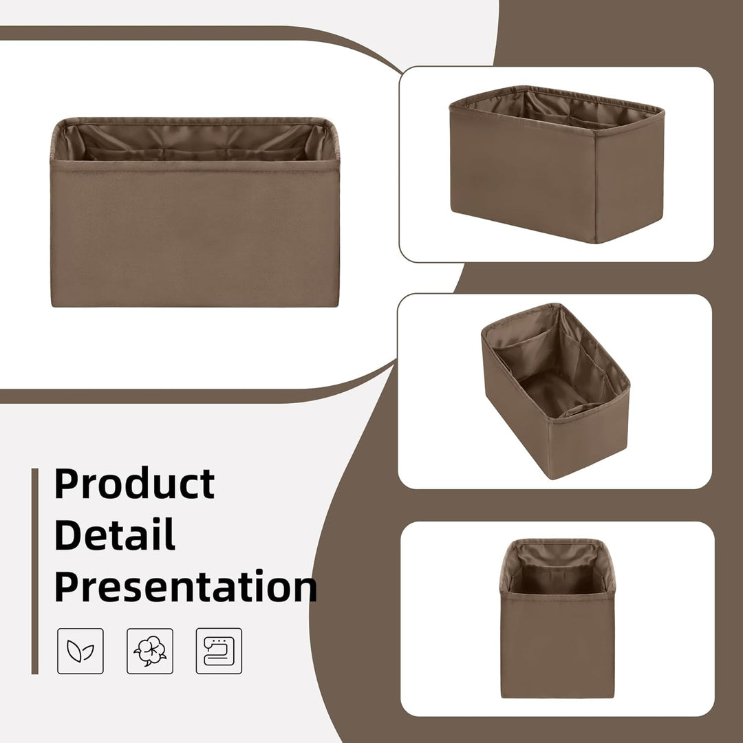 DGAZ Handtasche Tasche Organizer, Seide Innentaschen für LV Speedy Nano/20/25/30/35/40/45 Tasche, Le