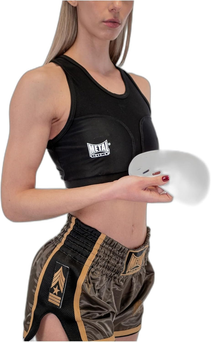 METAL BOXE Damen Brassiere Avec Coques Schuhschutz M Schwarz, M Schwarz