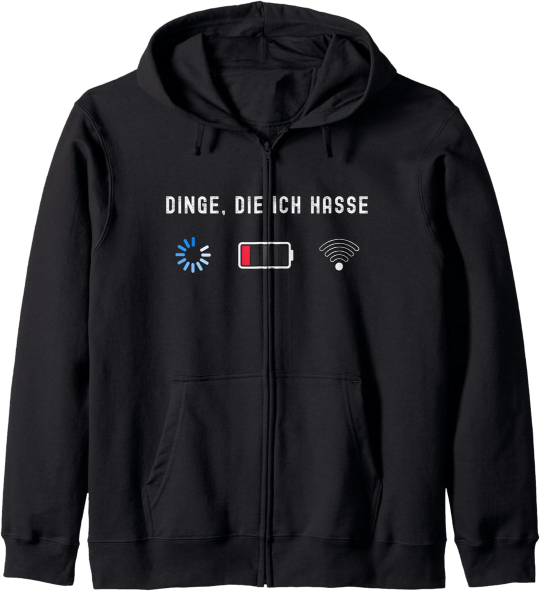 Dinge die ich hasse Programmierer Gamer Computer Nerd Kapuzenjacke