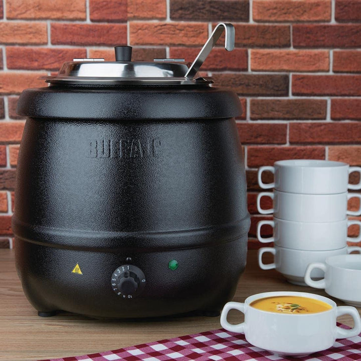 Buffalo Soup Kettle. 10 Litre. Black Schwarz 10 Litre/360 x 345 mm