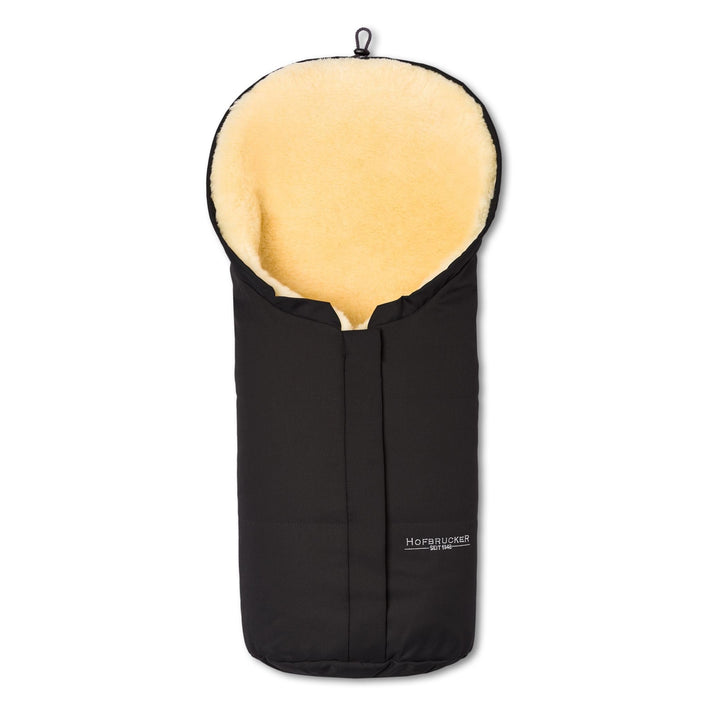 Hofbrucker Lammfell-Fusssack Eskimo für Babyschale, Kinderwagen, Buggy/Universeller Winterfusssack/F