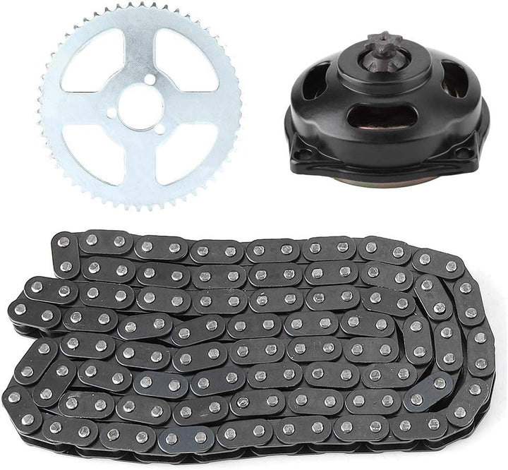 T8F Motorradkette Standard Rollenkette 6T Getriebe Kettenradsatz für Mini Motorrad 47cc 49cc