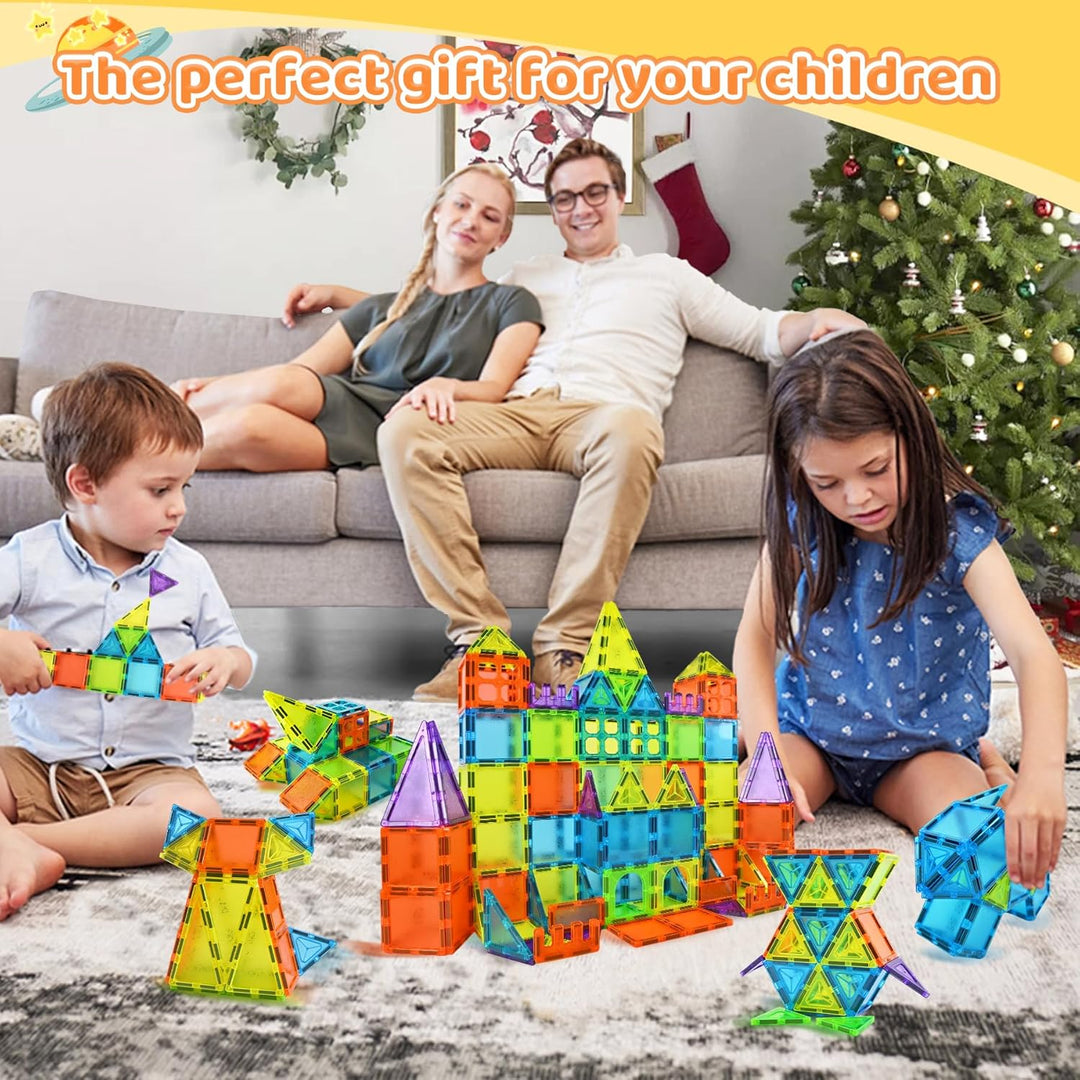 Magnetische Bausteine 78 Teile Magnetbausteine Magnet Spielzeug Kinder Magnetspielzeug Magnet Bauste