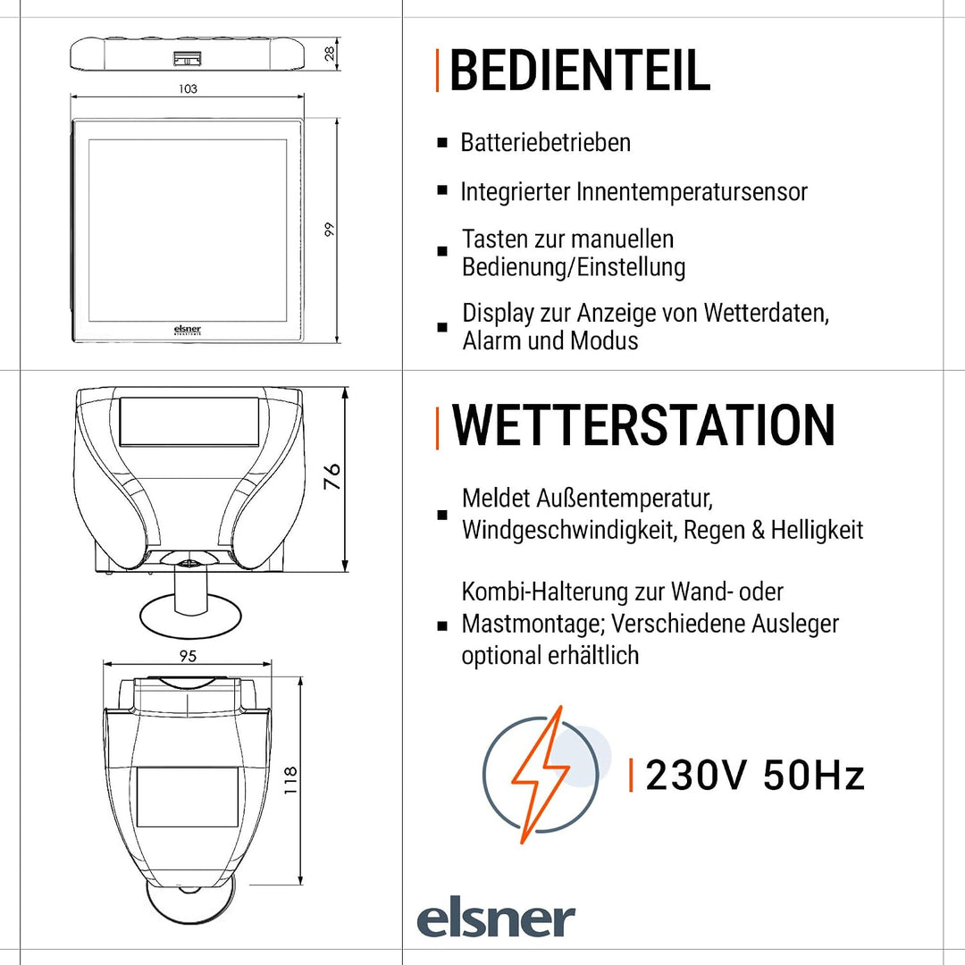Solexa 2.0 Markisensteuerung Funk – Mit Wetterstation | SMART HOME Jalousie-, Fenster-, Rollladenste