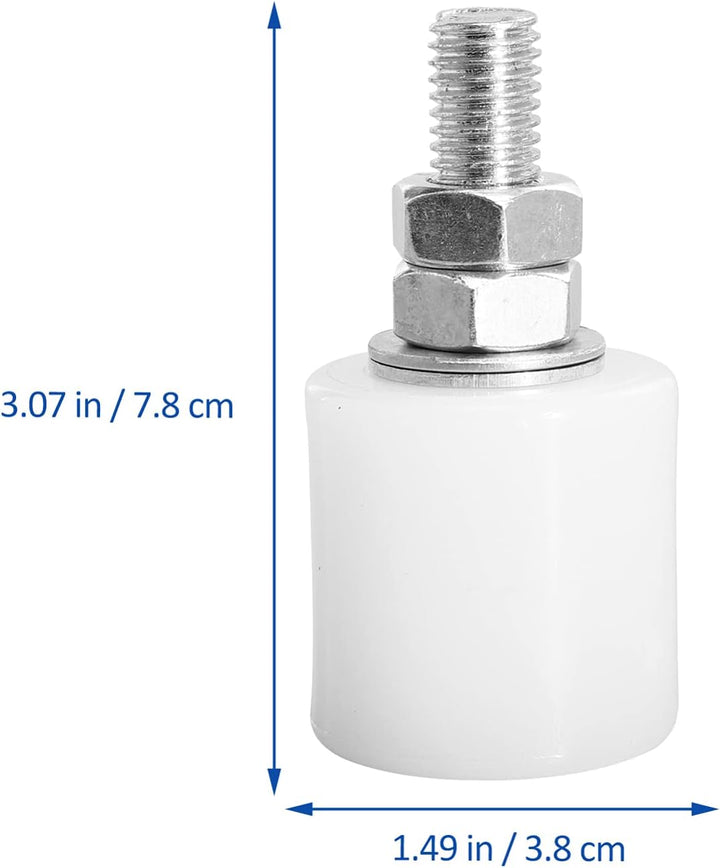 Housoutil Flaschenzug 4Pcs Tor Guide Roller Top Guide Roller Schiebe Roll Guider Versiegelt Ball Rol