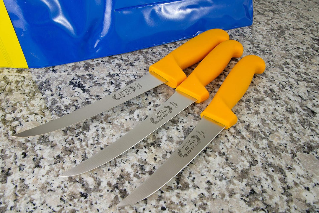 Ro-Da Schlachtermesser Set 4 4tlg. Ausbeinmesser Profi Qualität