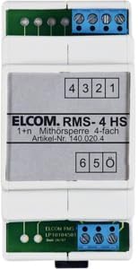 Elcom Mithörsperre RMS-4 HS für 4 Teilnehmer Zusatzgerät für Tür-/Videosprechanlage 4250111820837