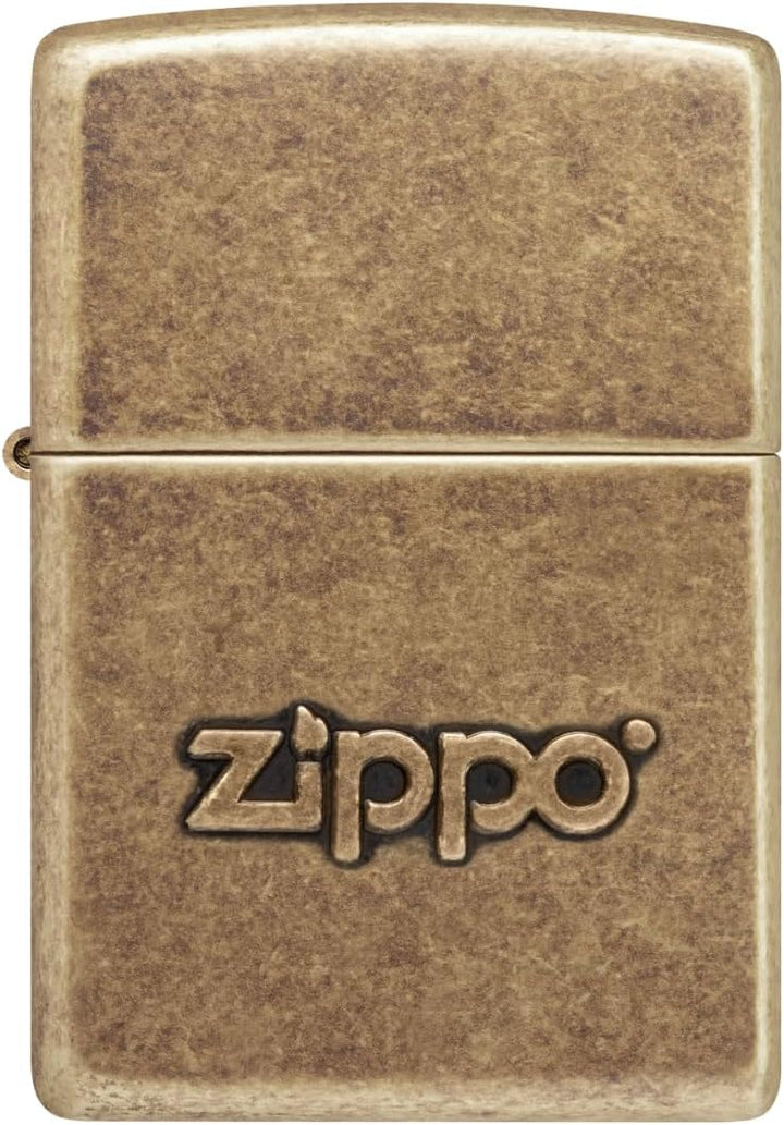 Zippo 60002307 PL Stamp Feuerzeuge, Messing, Edelstahloptik, 1 x 3,5 x 5,5 cm