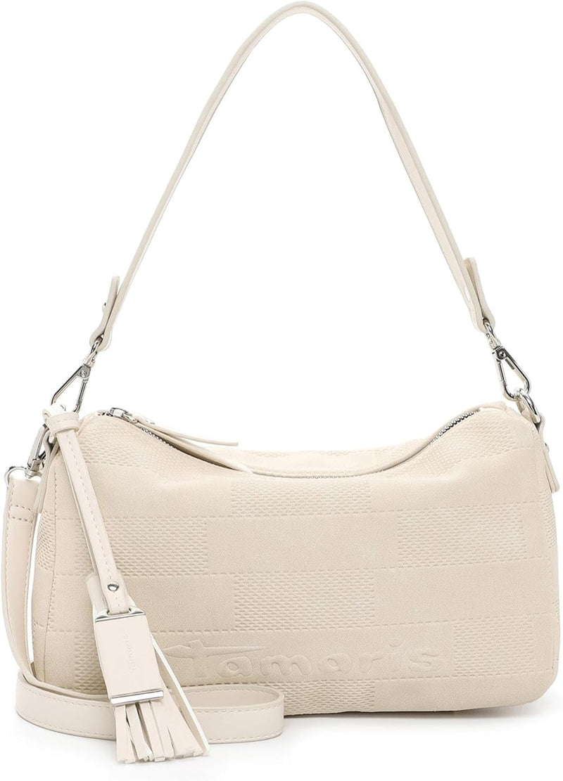 Tamaris Umhängetasche Letzia 32190 Damen Handtaschen Uni Einheitsgrösse Beige 400, Einheitsgrösse Be