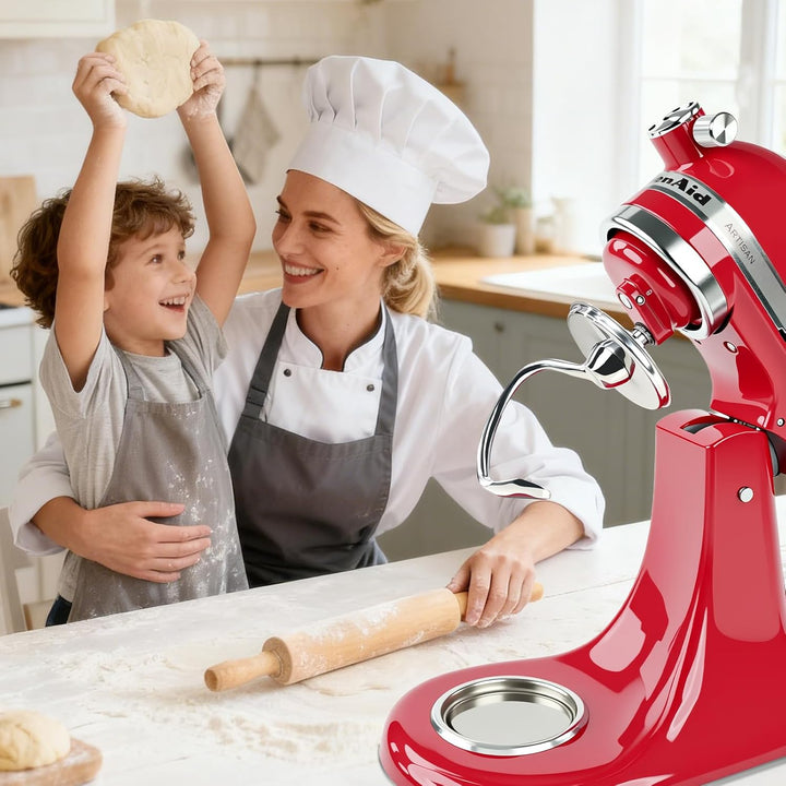 Edelstahl Teighaken für Kitchen Aid 4,5-5 Quart Tilt Head Standmixer, kompatibel mit Kitchen Aid Zub
