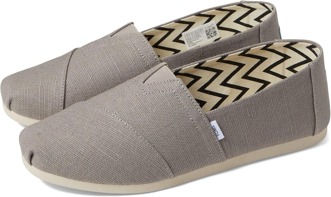 TOMS Herren Alpargata Heritage Canvas Flacher Slipper 42 EU Zement, 42 EU Zement