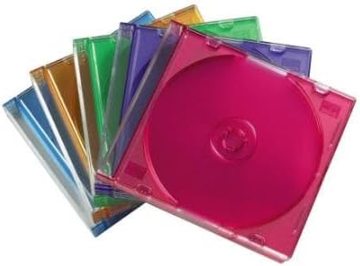 CD-ROM Slim Box 25er Pack (platzsparende CD-Aufbewahrung, Leerhüllen auch für DVD und Blu-ray geeign