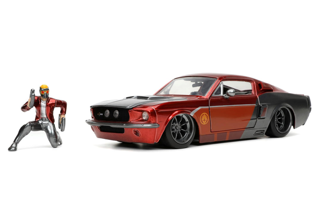 Jada Toys Marvel Star Lord 1967 Ford Mustang 1:24 Spielzeugauto Modellauto