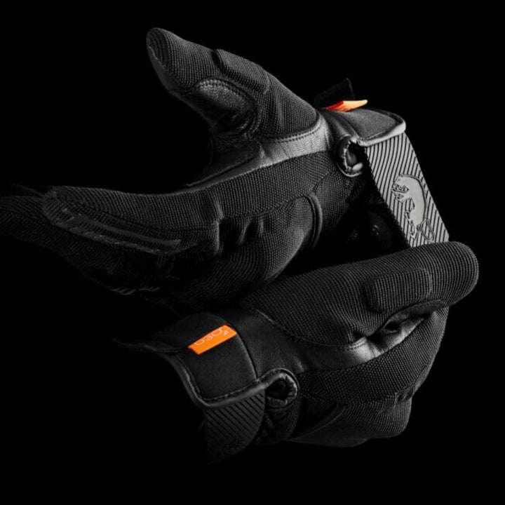 Furygan Jet D3O EVO - Motorradhandschuhe für Herren - 100% Lederhandfläche - Komfort - Sommerhandsch