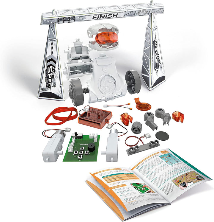 Clementoni 【Science & Play Mio Roboter】 Interaktiver STEM-Lernroboter mit App, Hindernisvermeidung &