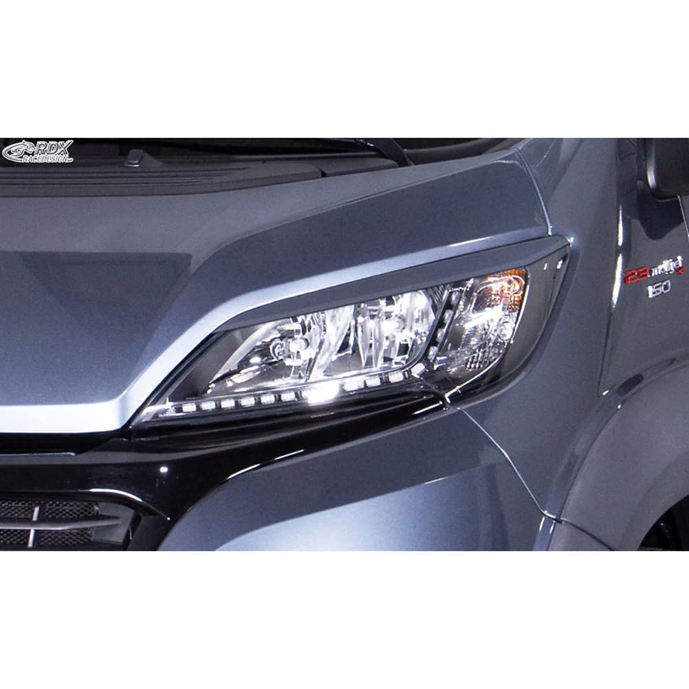 Scheinwerferblenden kompatibel mit Citroën Jumper & Fiat Ducato & Opel Movano & Peugeot Boxer (ABS)