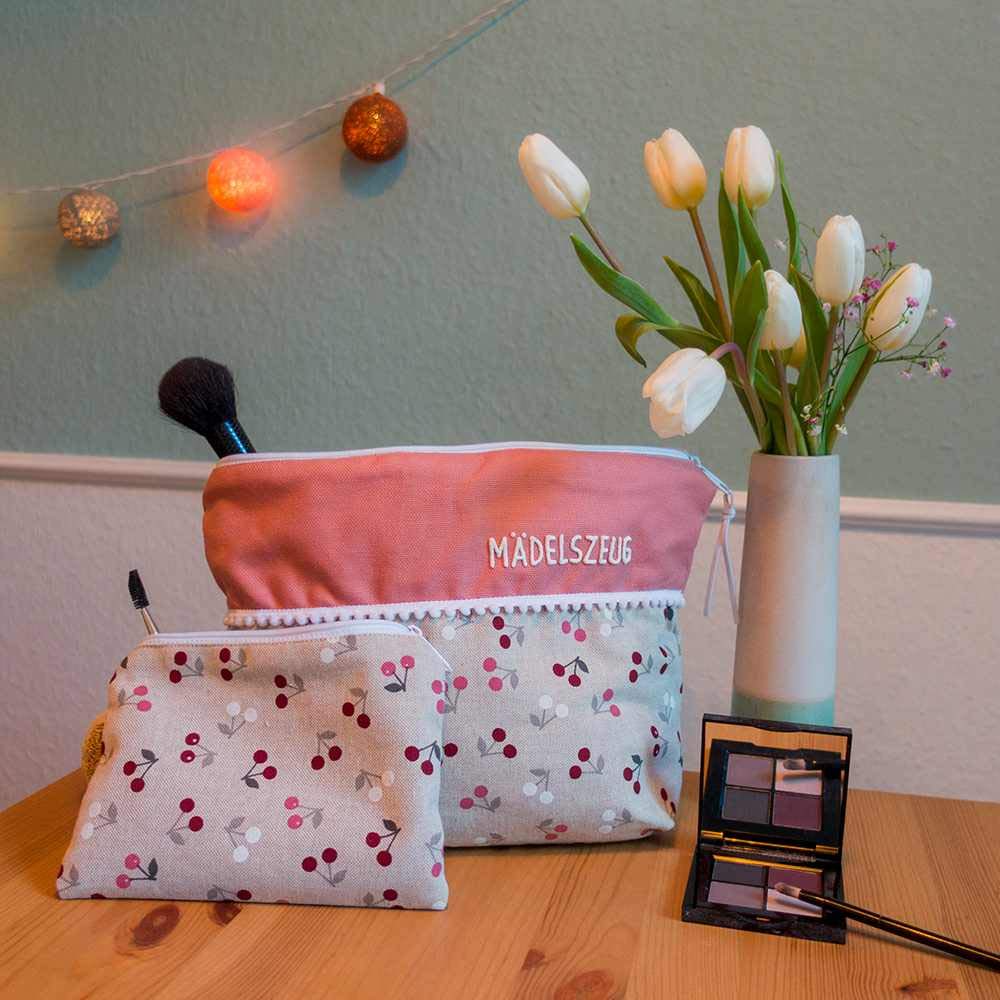Mein-Name Waschtasche "Lieblingskrusch" Beautybag türkis 30x28x8cm 97_türkis Beautybag, 97_türkis Be