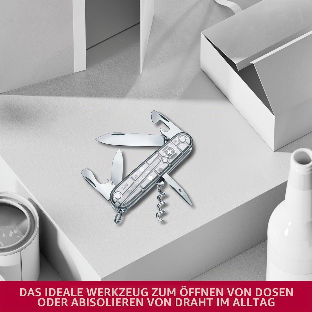 Victorinox Schweizer Taschenmesser, Spartan, Multitool, Swiss Army Knife mit 12 Funktionen, Klinge,
